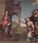 Andrea del Sarto Announce oil painting